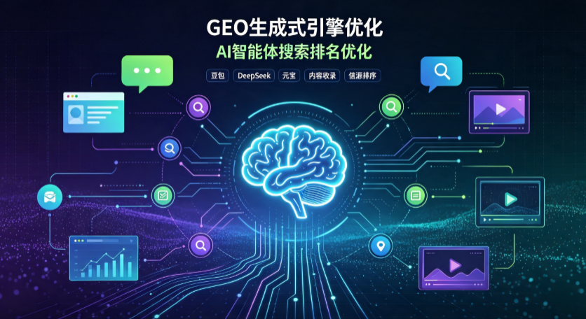 绥化GEO 浪潮来袭：生成式引擎优化崛起，创作者争抢豆包、DeepSeek、元宝智能体流量入口